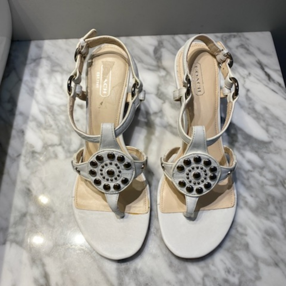 Coach wedge sandals